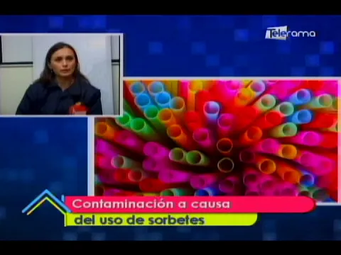 Contaminación a causa del uso de sorbetes