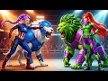 Lagu CAPTAIN AMERIICA VS HULK: RUMI Gets Magic Lion Racing Championship - KPOP Demon Hunters