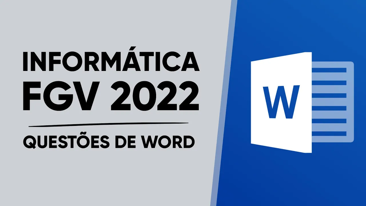 INFORMÁTICA FGV - WORD