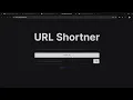 URL Shortener Web Application Demo Node Express MongoDB Tailwind codeguyakash