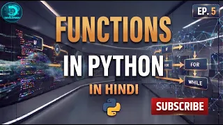 The Only Python Functions Tutorial You ll Ever Need Hindi Tutorial 2026 Ep 5