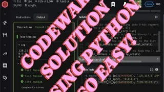 Python Mastery Count IP Address CodeWars Challenge Solution using Python Programming
