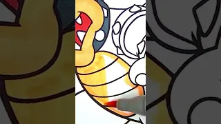 Super Mario Brothers Bowser Coloring Book Page