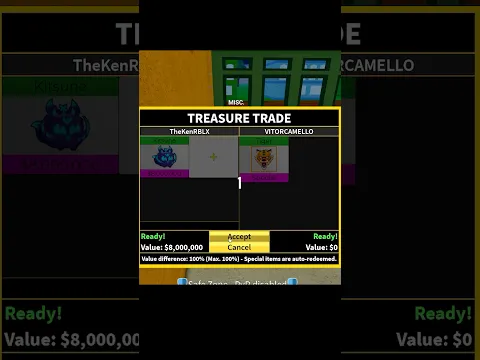 Insane Permanent Tiger Fruit Trade In Blox Fruits # #bloxfruits