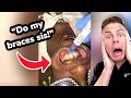 Girl Does Her Sisters Braces At Home Orthodontist Reacts