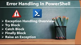 PowerShell - Error Handling Exception Handling in PowerShell