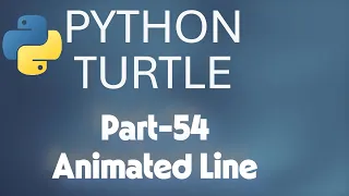 Python Turtle Animated Line Tutorial Learn Python for Beginners