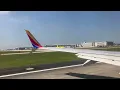 Southwest Airlines Boeing 737-800 takeoff from New Orleans
