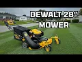 Dewalt 28 Mower Review Specs test Results