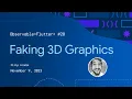 Observable Flutter Faking 3D graphics