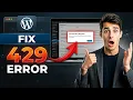 How to fix 429 too many requests error in WordPress Easiest Way 2026 Guide