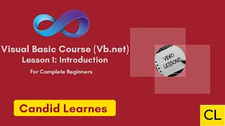 Visual Basic Course Vb net - Lesson 1 Introduction
