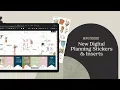 2026 Digital planning Inserts NEW mix and match Floral Stickers