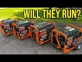 Four Broken Neglected Generac Generators - Will They Run