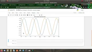Sine and Cosine Plots Using Python Numpy and Matplotlib