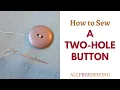 How to Sew Two-Hole Button