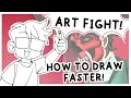 Art Fight Tips on Drawing Faster