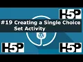 interactive student activities - H5P Creating a Single Choice Set Activity WP Tutorial