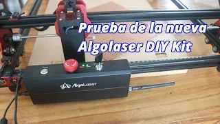 Prueba de Grabadora Laser DIY Kit de Algolaser