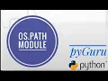 Import os path In-built python modules pyGuru