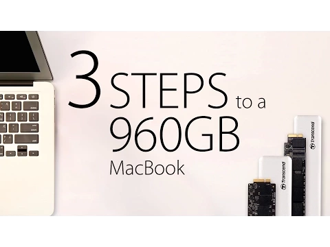 Download MP3 3 steps to a  960GB MacBook with Transcend's JetDrive