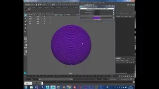 Maya Python Ribbon Sphere Generator