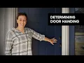 Determine the Swing and Handing of your Exterior Door