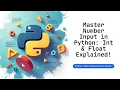 Python Number Input Made Easy Int Float Function Tutorial 2025
