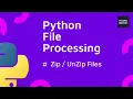 2023 Python Beginner Tutorial Zipping and Unzipping files with Python