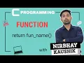Functions In C Intro Full Lecture In Hindi By Nirbhay Kaushik