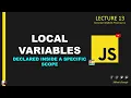javascript local variable tutorial in urdu