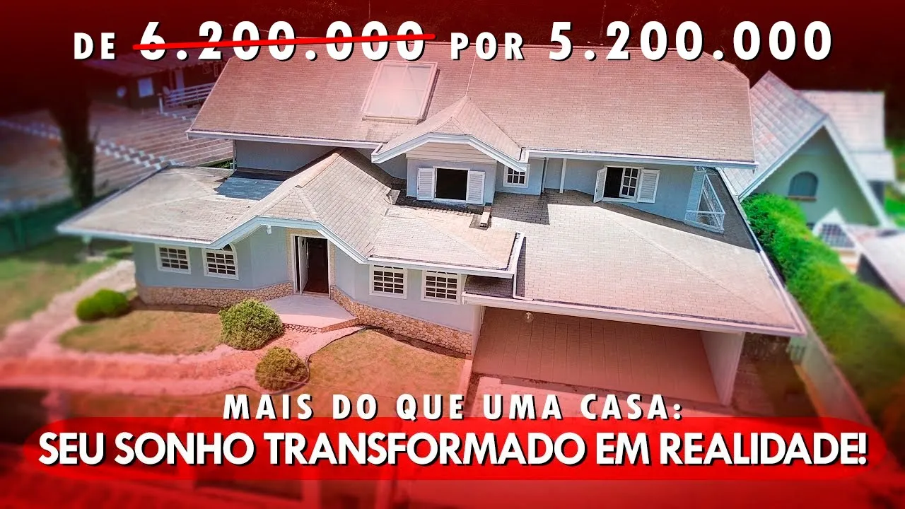 Video do Imóvel: Bem-Vindos a essa esplendida residência no charmoso bairro Alto do Capivari. Toda mobiliada, com 448.85 m² de área construída