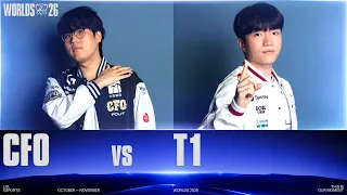 CFO vs T1 | WORLDS 2026 | DÍA 8 | FASE SUIZA