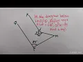 Plane Geometry 4 finding a missing angle