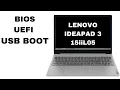 Lenovo IdeaPad 3 BIOS And UEFI USB Boot
