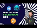 Crypto News Delivery Telegram Bot Built in 45mins Nodejs Telegraf CryptoNews Apis