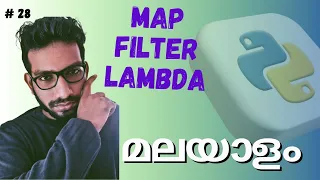 Python map filter and lambda functions lambda function well explained For beginners Malyalam