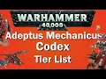8th Edition Adeptus Mechanicus Codex Tier List