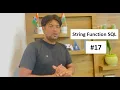 SQL String Functions MSSQL Tutorial Part-17