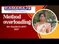 Method Overloading in JAVA