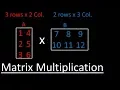How to Multiply Two Matrices Together Linear Algebra Matrix Math