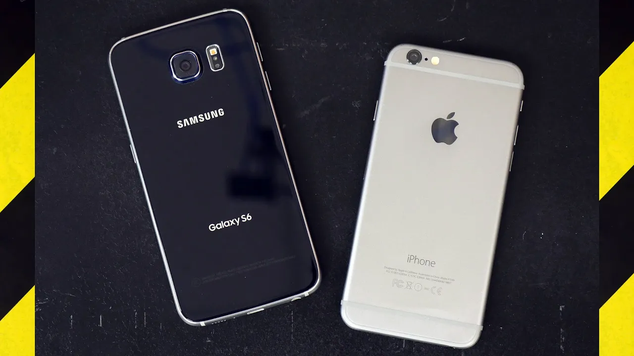 Samsung Galaxy S6 vs iPhone 6!. 