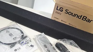 LG SP2 Soundbar Unboxing And Setup With Audio Demos  LG SP2 Soundbar Unboxing And Setup With Audio Demos