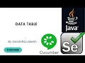 Selenium Java Tutorial 40 Data table in Java Selenium TestNG Cucumber