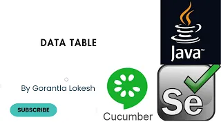 Selenium Java Tutorial 40 Data table in Java Selenium TestNG Cucumber