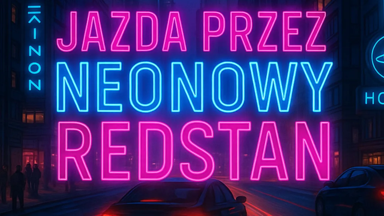 TuneFusion - Jazda przez neonowy Redstan [Polski Rap 2025 + Tekst] 🌌