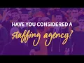 Why New Grads Should Consider Staffing Agencies