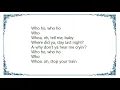 George Thorogood - Smokestack Lightning Lyrics