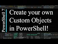 PowerShell 7 Tutorial 10 Custom Objects - PSCustomObject class