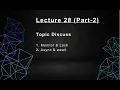Lecture 28-Part-2 Monitor Lock Async await